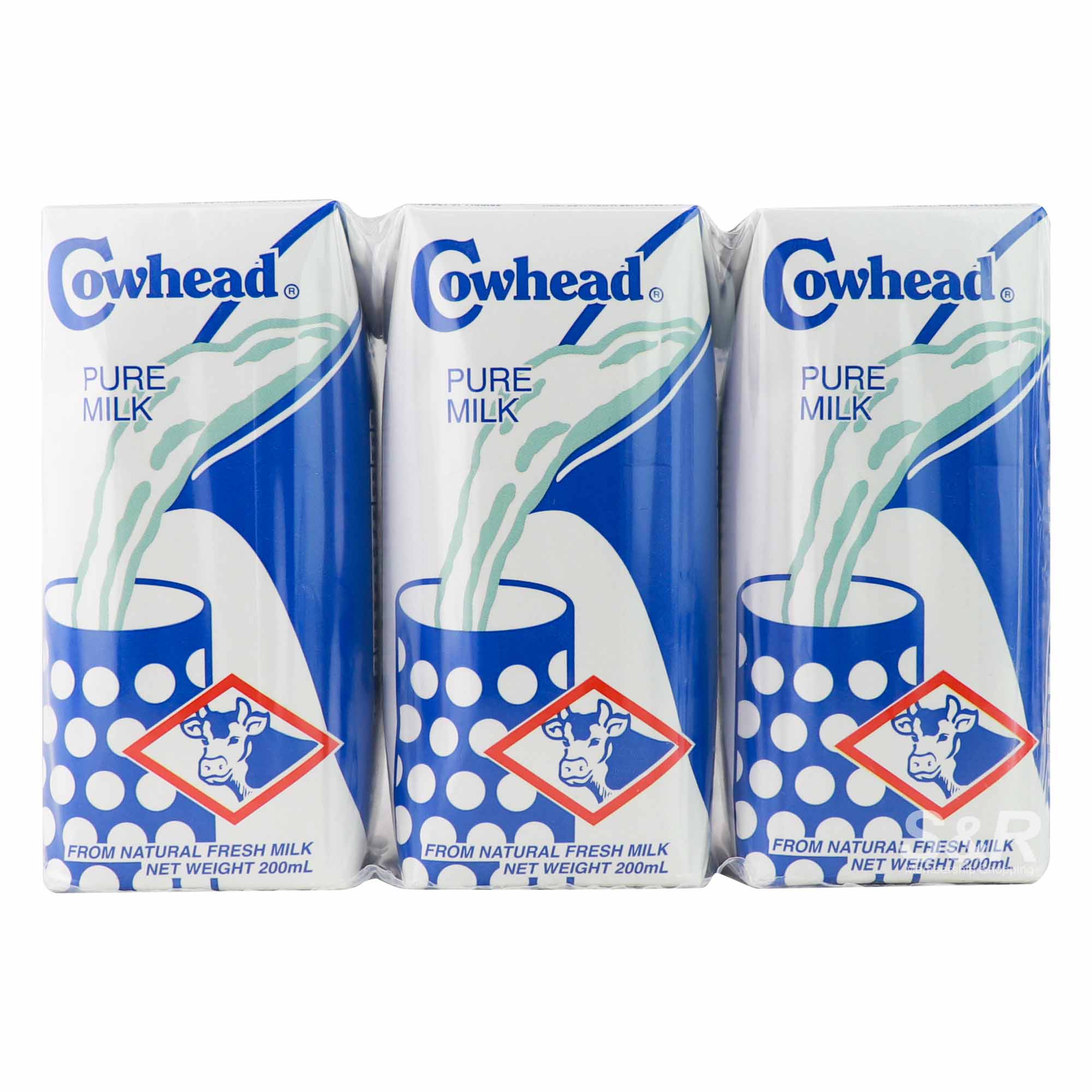 Cowhead Pure Milk (200mL x 3pcs)